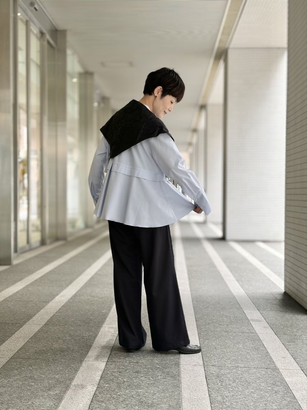 画像13: tuck frill flare shirt (IV)