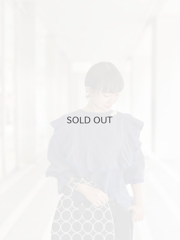 画像17: Khadi Cotton Pintuck Tunic (BL)