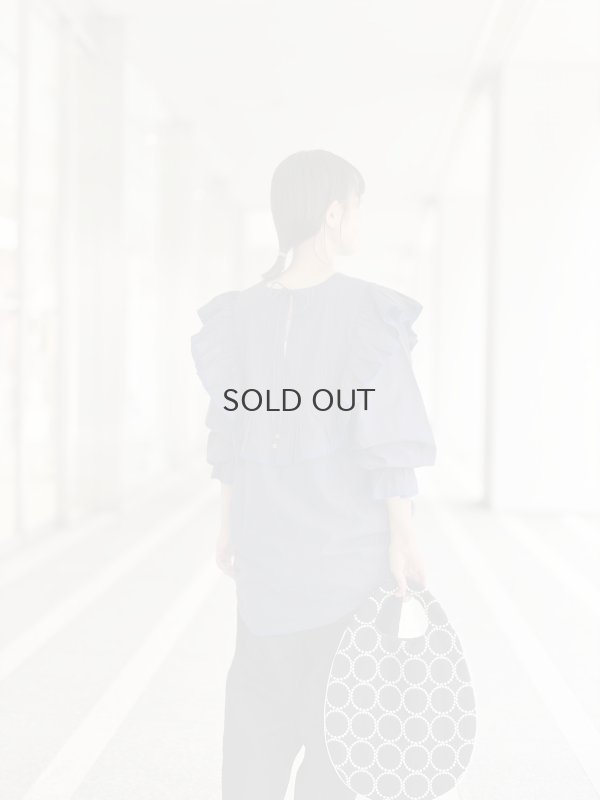 画像18: Khadi Cotton Pintuck Tunic (BL)