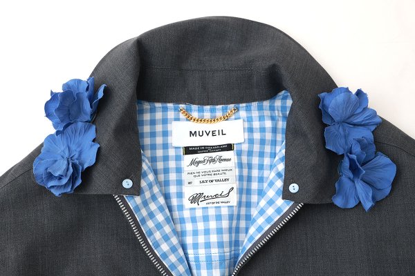 画像6: リバーシブルウィングトップウールブルゾン (GY)