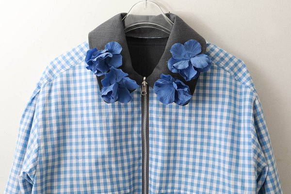 画像14: リバーシブルウィングトップウールブルゾン (GY)