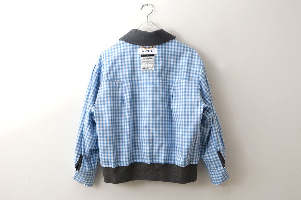 画像13: リバーシブルウィングトップウールブルゾン (GY)