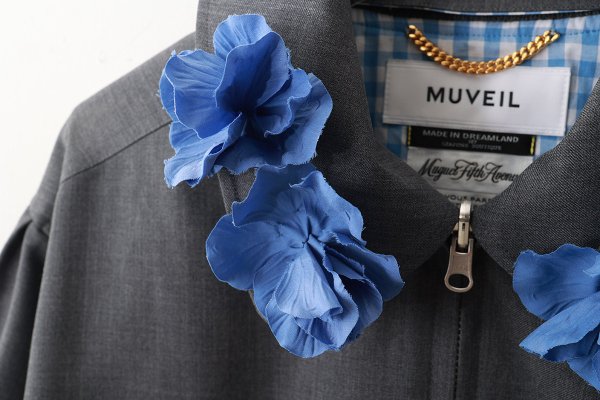 画像5: リバーシブルウィングトップウールブルゾン (GY)