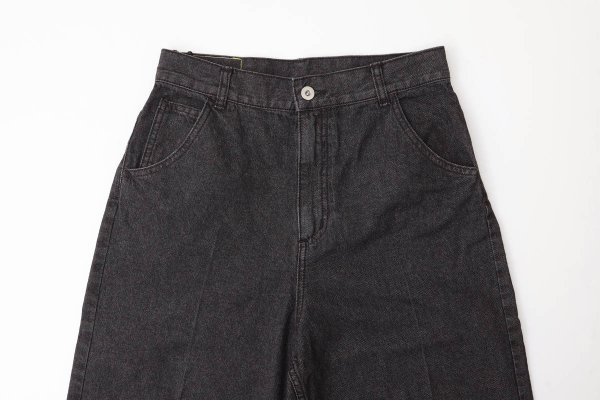 画像3: リボンデニムパンツ (BK)