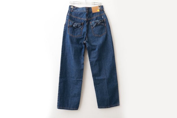 画像2: リボンデニムパンツ (NV)