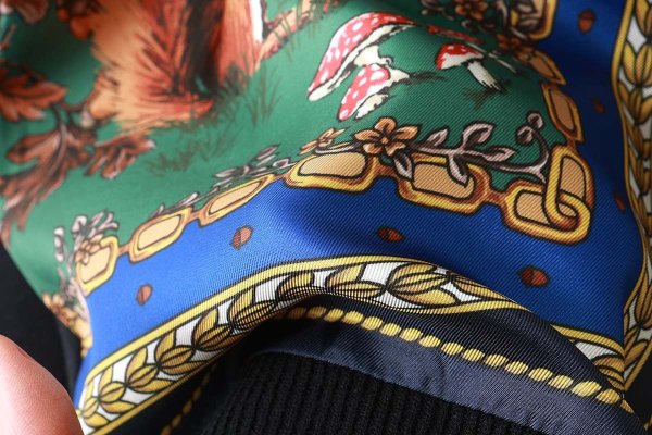 画像11: スカーフ柄カーディガン (NV)