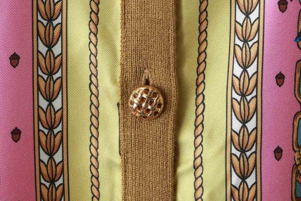 画像6: スカーフ柄カーディガン (YW)