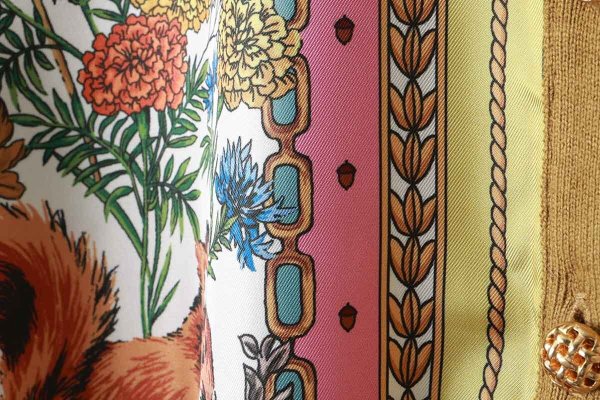 画像12: スカーフ柄カーディガン (YW)