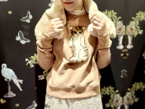 画像8: SALE40%OFF!!ネコ裏毛プルオーバー