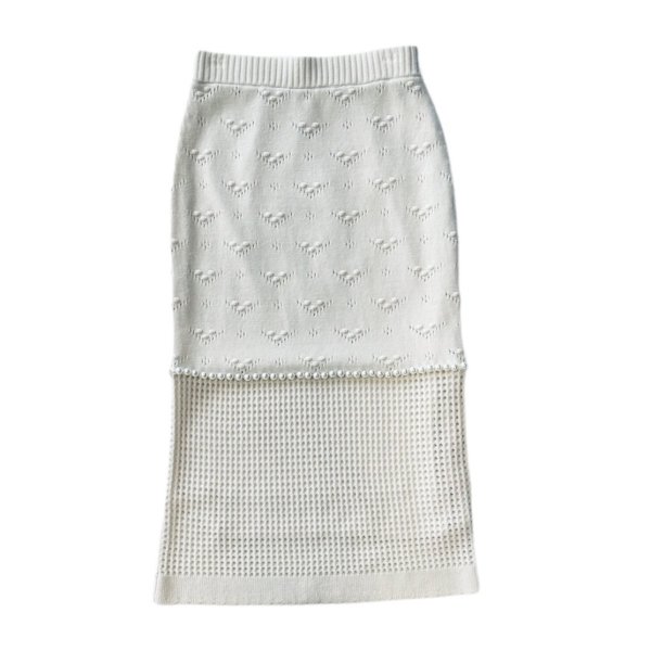 画像3: SALE50％OFF!!  パールニットスカート