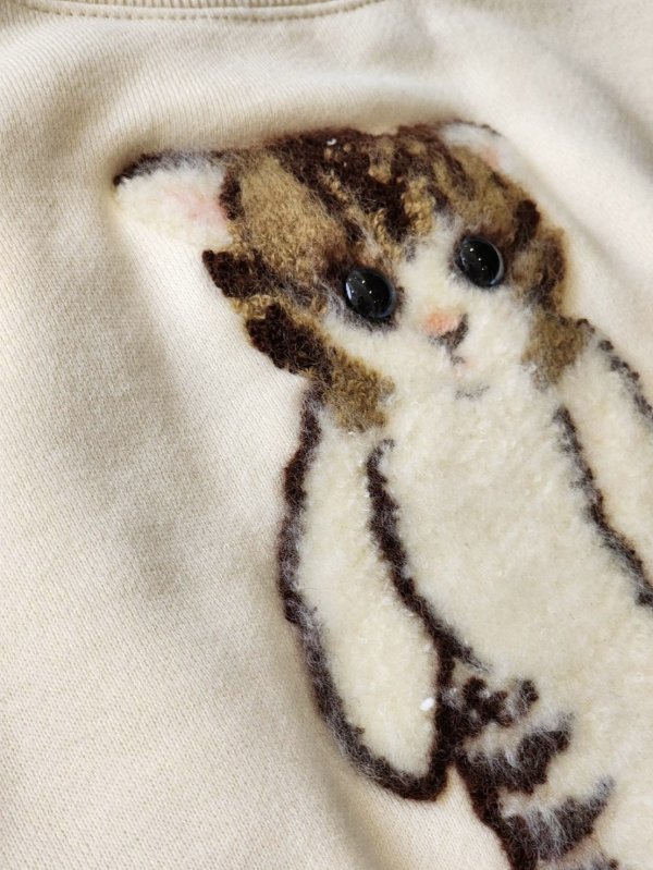 画像7: SALE40%OFF!!ネコ裏毛プルオーバー