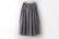 画像2: 3 ET DEMI original　airy cotton gingham gather skirt （BK/WH)  [3 ET DEMI] (2)