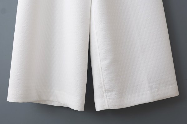 画像5: 3 ET DEMI original キルティングマトラッセジャガード ウエストシャーリングパンツ (WH)