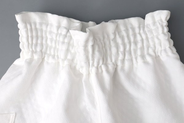 画像3: 3 ET DEMI original キルティングマトラッセジャガード ウエストシャーリングパンツ (WH)