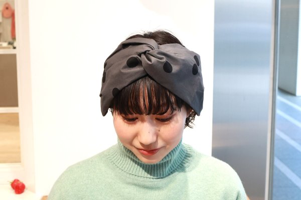 画像7: 3 ET DEMI original dot hairturban