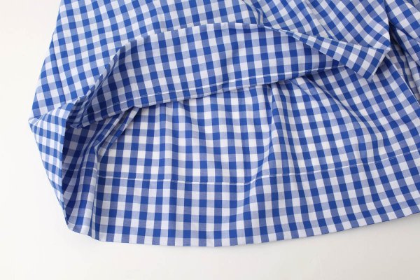 画像6: 3 ET DEMI original gingham check skirt (BL)