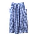 3 ET DEMI original gingham check skirt (BL)