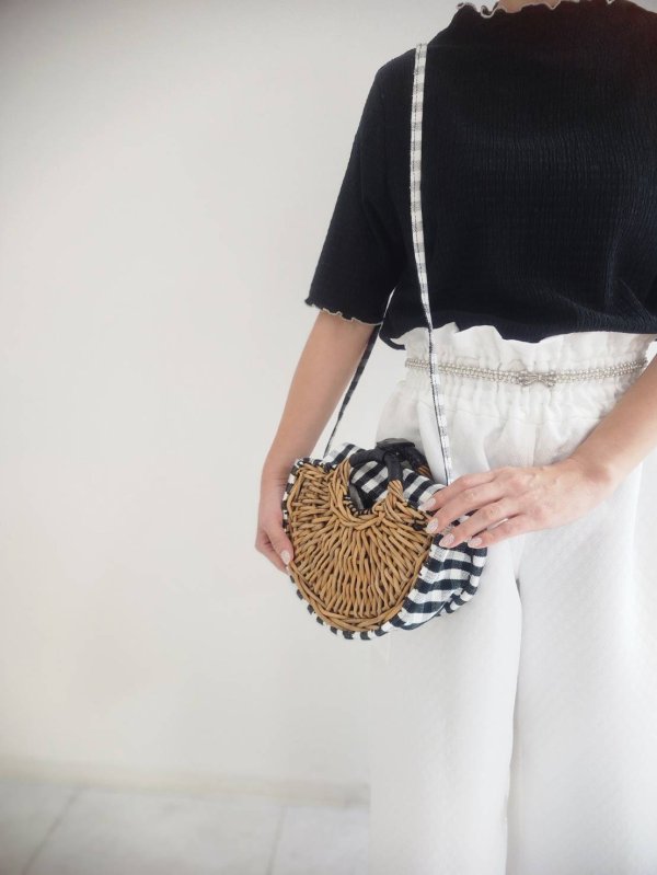 画像11: 3 ET DEMI original キルティングマトラッセジャガード ウエストシャーリングパンツ (WH)