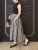 画像17: 3 ET DEMI original gingham check skirt (BK) (17)