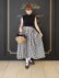 画像10: 3 ET DEMI original gingham check skirt (BK) (10)