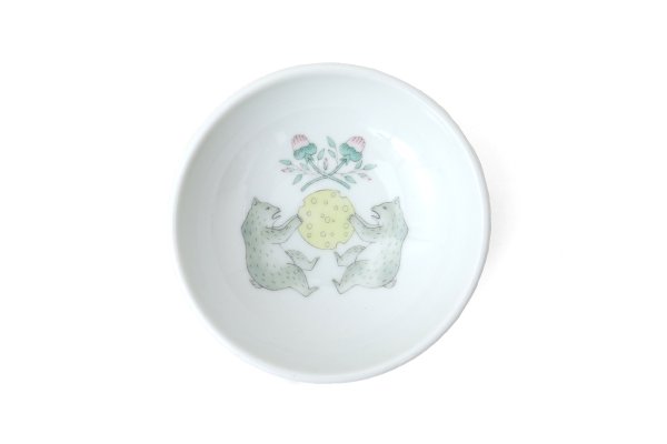 画像1: Remake Plate / piece of old tales 2匹のよくばり子グマ