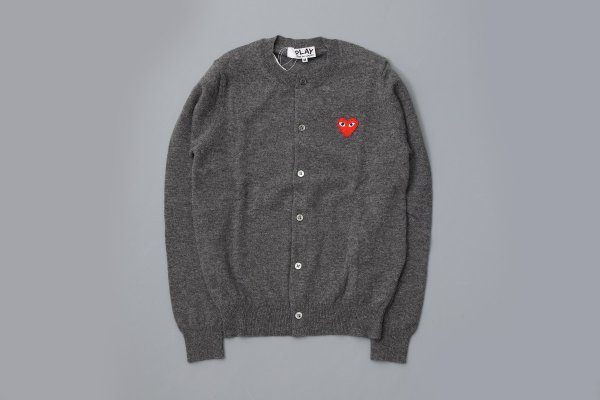 画像2: PLAY CARDIGAN RED HEART