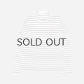 【unisex 】 PLAY STRIPED LONG SLEEVE T-SHIRT RED HEART (BK)