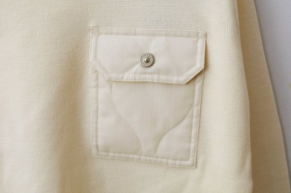 画像5: ノンダウン ミリタリー クルーネック ニット (TAION-KN100PML-1:WH)