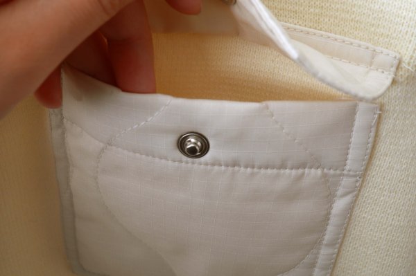 画像6: ノンダウン ミリタリー クルーネック ニット (TAION-KN100PML-1:WH)