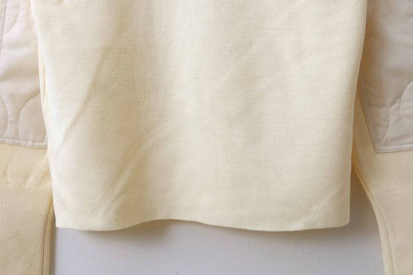 画像13: ノンダウン ミリタリー クルーネック ニット (TAION-KN100PML-1:WH)