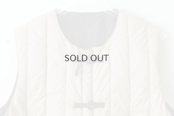 画像4: JPSP チャイナボタン ダウンベスト (TAION-V01JS:BG×BK)