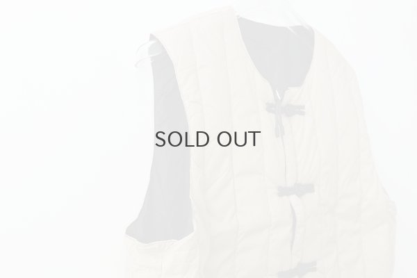 画像7: JPSP チャイナボタン ダウンベスト (TAION-V01JS:BG×BK)