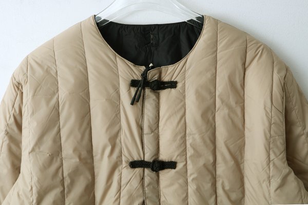 画像4: JPSP チャイナボタン ダウンジャケット (TAION-JK01JS:BG×BK)