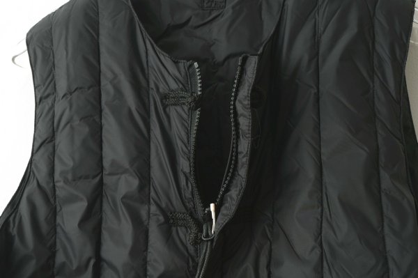 画像6: JPSP チャイナボタン ダウンベスト (TAION-V01JS:BK×BK)