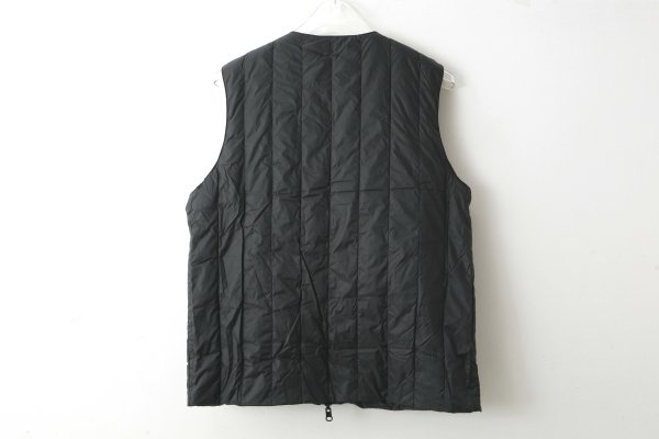画像2: JPSP チャイナボタン ダウンベスト (TAION-V01JS:BK×BK)