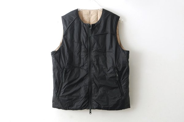 画像3: JPSP チャイナボタン ダウンベスト (TAION-V01JS:BG×BK)