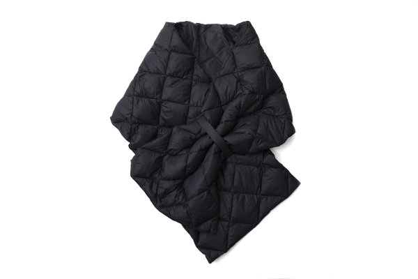 画像1: シティ リバーシブル ダウンストール (TAION-R201CI2-STL:BK)