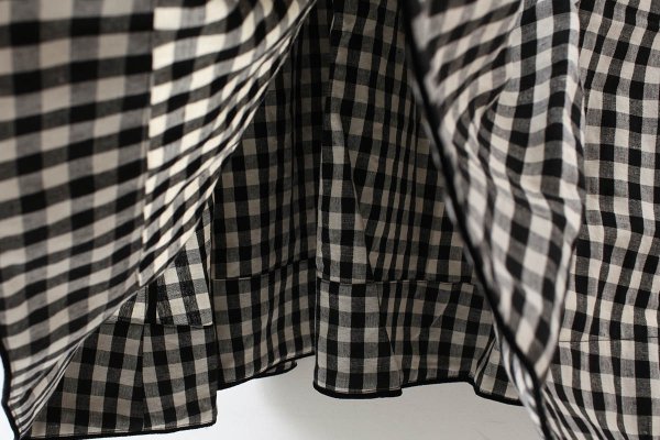 画像9: ギンガムチェック Vネックドレス