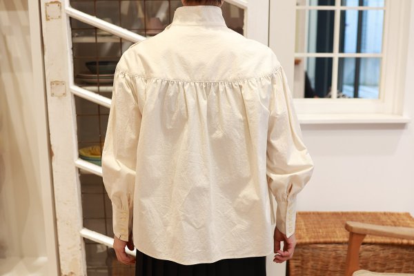 画像12: SALE20%OFF!! REFECTORY BLOUSE (BG×NTL)