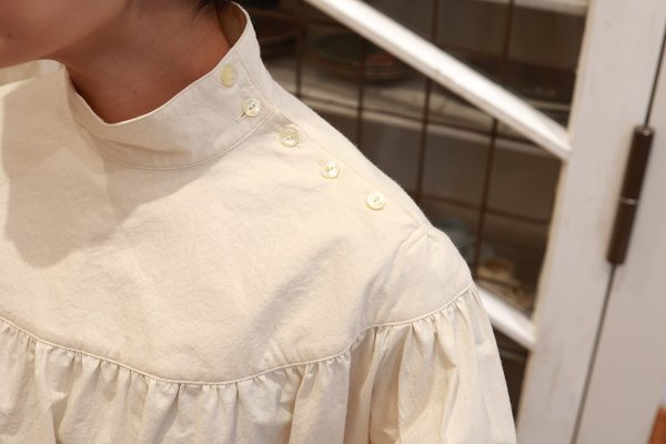 画像13: SALE20%OFF!! REFECTORY BLOUSE (BG×NTL)