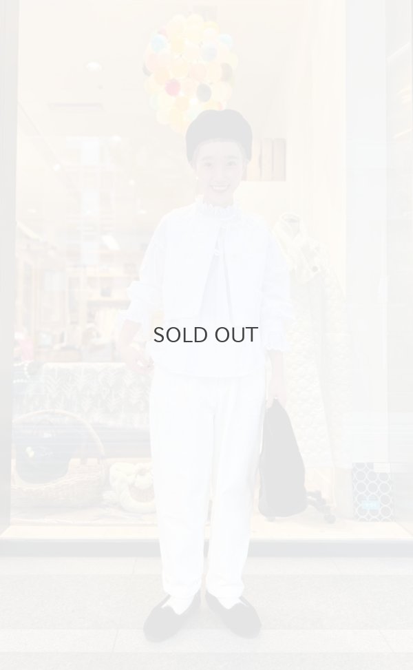 画像42: 別注!! 100/2 ブロードレースブラウス (WH)