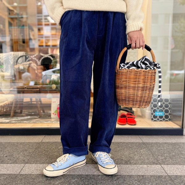 画像20: コーデュロイ タックPT（242-3390:BK）