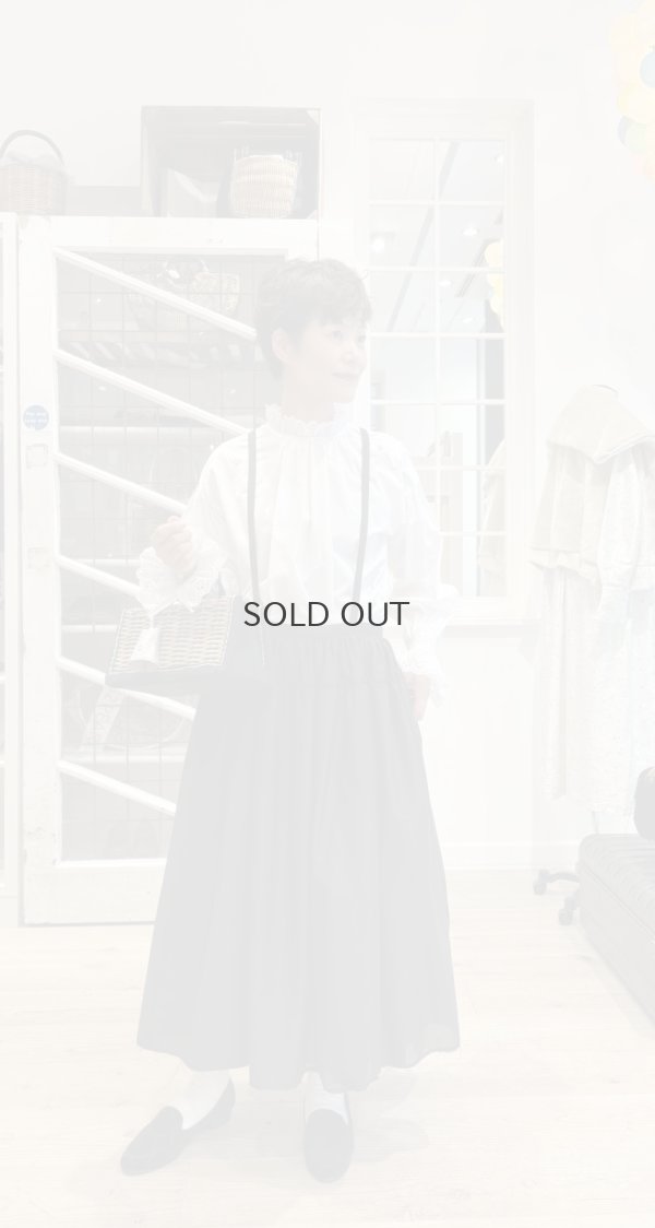 画像26: 別注!! 100/2 ブロードレースブラウス (WH)