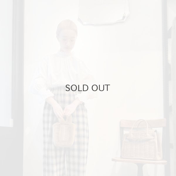 画像37: 別注!! 100/2 ブロードレースブラウス (WH)