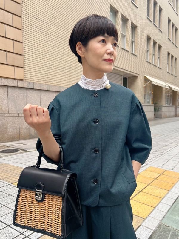 画像18: カーフ・ハンドバッグ M (BK/SV金具)