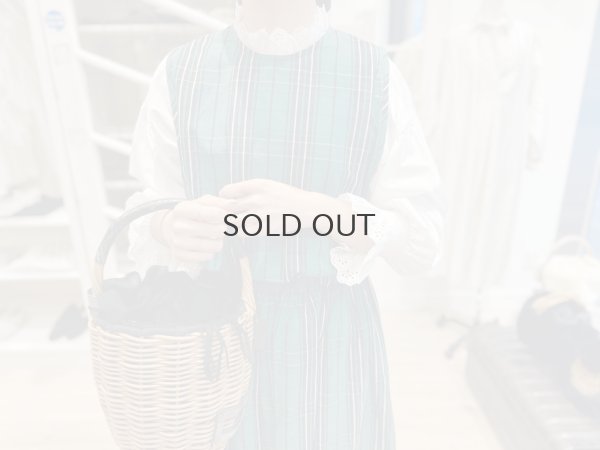 画像29: 別注!! 100/2 ブロードレースブラウス (WH)