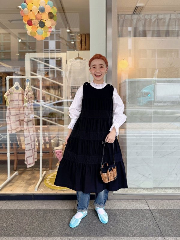 画像15: tambourine ティアードドレス (ADS3144:BK)