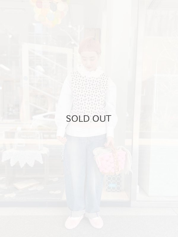 画像21: ワッシャータイプライター フリルカラーシャツ (WH)