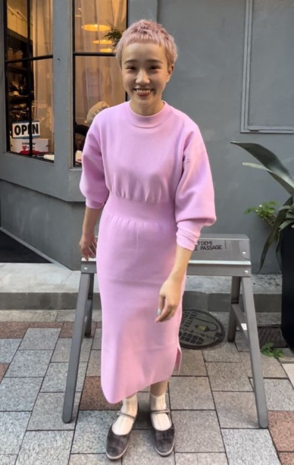 画像19: SALE40%OFF!! 別注!! AMOSSAミラノリブ ワンピース（MPK:06）