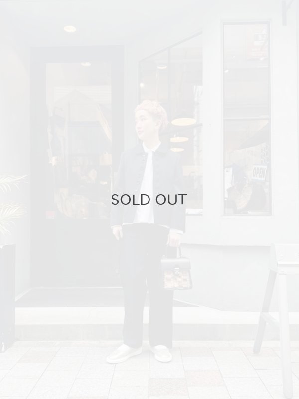 画像38: ウールギャバ 丸襟ジャケット (NV)